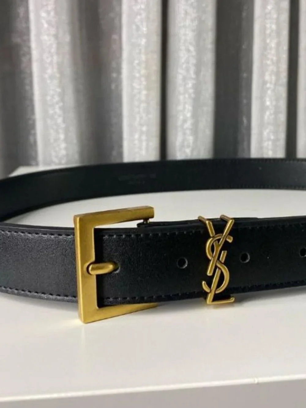 black belt with gold Hardware size 6-8
